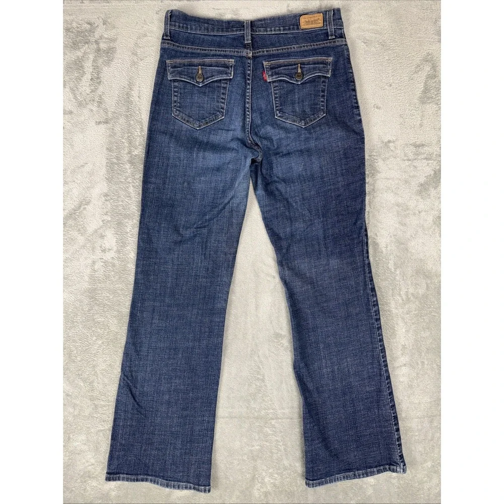 Levi's 512 Perfectly Slimming Bootcut Jeans Women's 10M Dark Wash Stretch